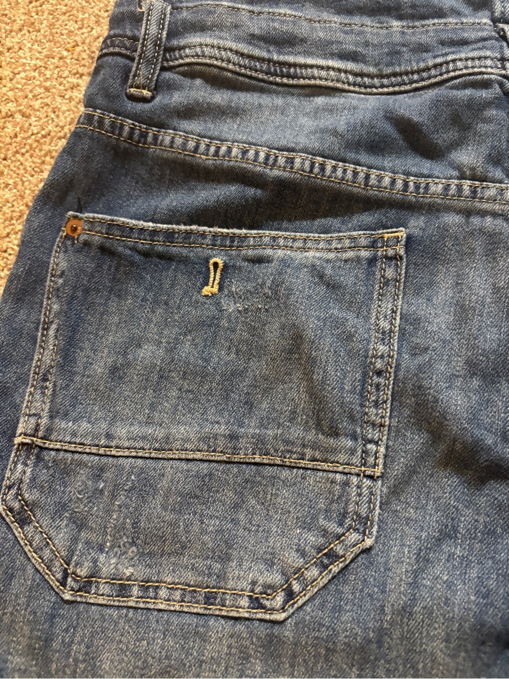 Pilcro Anthropologie Blue Denim Painter Overalls - Picture 8 of 13